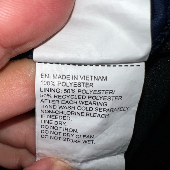 Nike HydraStrong Racerback One-Piece Swimsuit  in Midnight Navy Size 12 - Picture 6 of 11